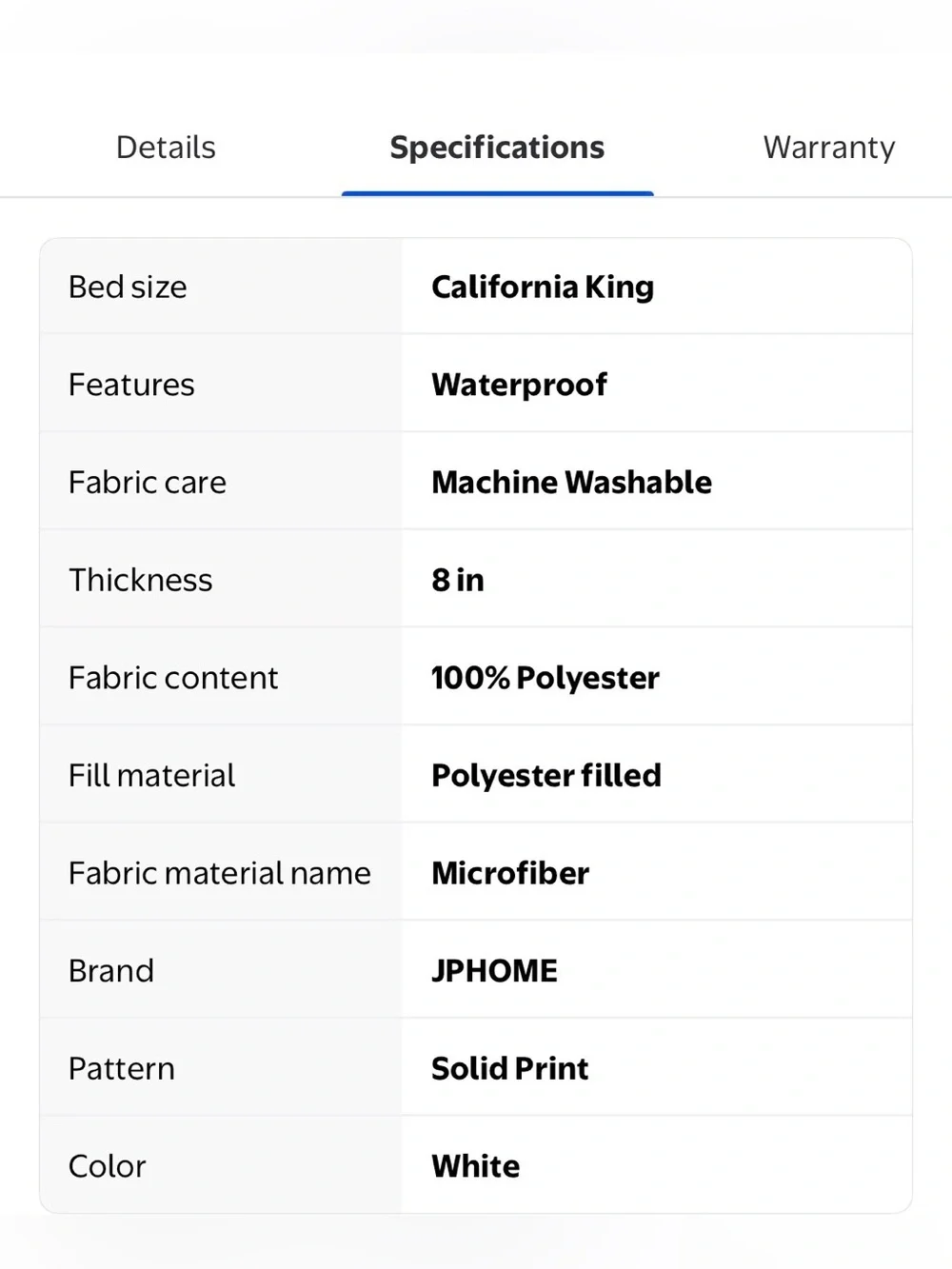 JPHome Quilted Waterproof mattress Protector California King NWT eBay